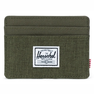 Portemonnee Herschel Supply Co. Charlie Olive Night Crosshatch/Olive Night