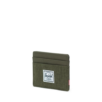 Portemonnee Herschel Supply Co. Charlie Olive Night Crosshatch/Olive Night