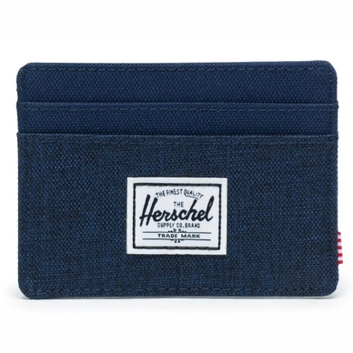 Portemonnee Herschel Supply Co. Charlie Medieval Blue Crosshatch/Medieval Blue