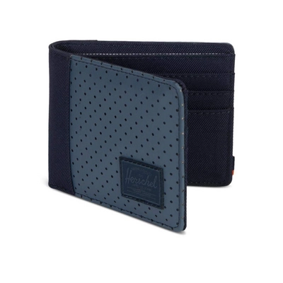 Portemonnee Herschel Supply Co. Aspect Edward Peacoat Navy Vermillion Orange