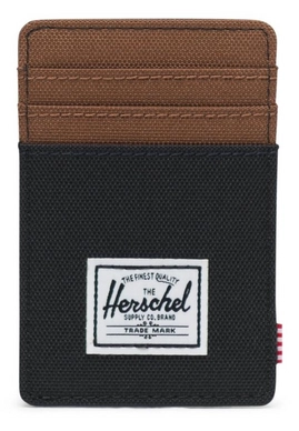 Portemonnee Herschel Supply Co. Raven Black/Saddle Brown