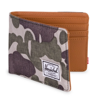 Portemonnee Herschel Supply Co. Hank Frog Camo Tan Synthetic Leather