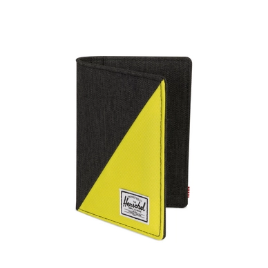 Paspoort Etui Herschel Supply Co. Raynor Black Crosshatch Evening Primrose