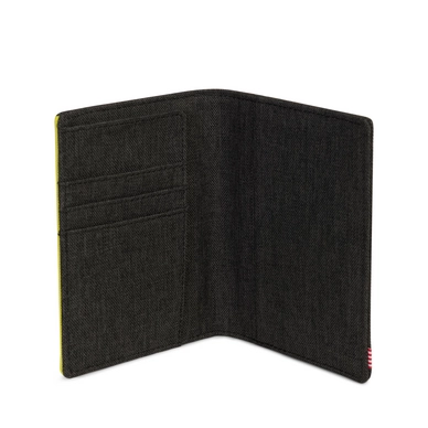 Paspoort Etui Herschel Supply Co. Raynor Black Crosshatch Evening Primrose