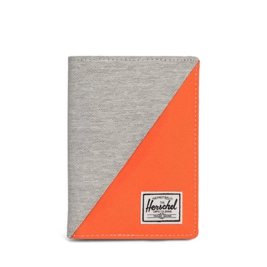 Paspoort Etui Herschel Supply Co. Raynor Light Grey Vermillion Orange