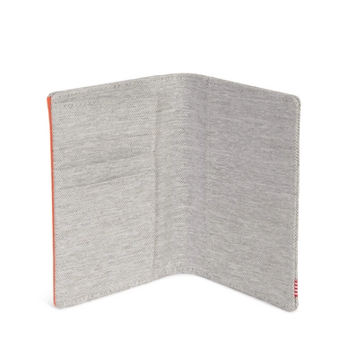 Paspoort Etui Herschel Supply Co. Raynor Light Grey Vermillion Orange