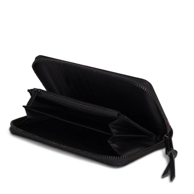 Portemonnee Herschel Supply Co. Thomas Leather Black Pebbled