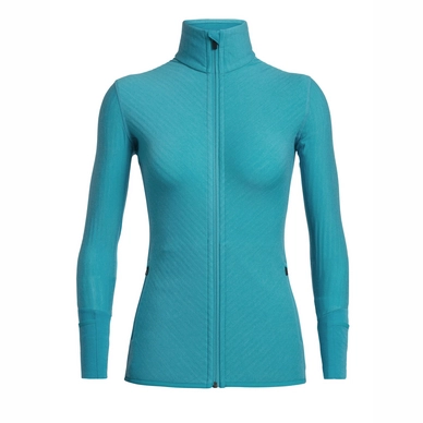 Vest Icebreaker Women Descender LS Zip Arctic Teal