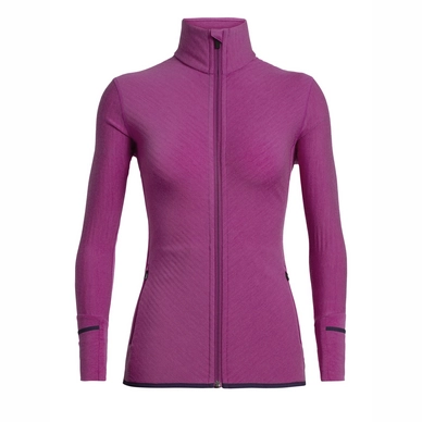 Gilet Icebreaker Women Descender LS Zip Amore