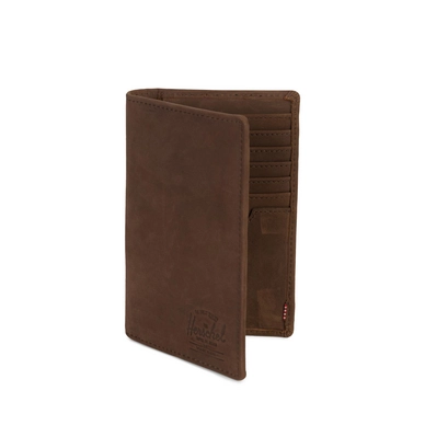 Portemonnee Herschel Supply Co. Search Leather Brown