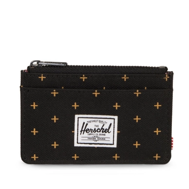 Portemonnee Herschel Supply Co. Oscar Black Gridlock Gold