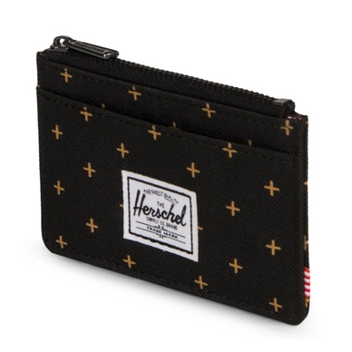 Portemonnee Herschel Supply Co. Oscar Black Gridlock Gold