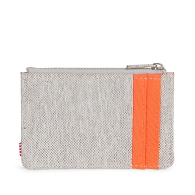Portemonnee Herschel Supply Co. Oscar Light Grey Vermillion Orange