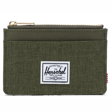 Portemonnee Herschel Supply Co. Oscar Olive Night Crosshatch/Olive Night
