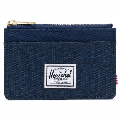 Portemonnee Herschel Supply Co. Oscar Medieval Blue Crosshatch/Medieval Blue