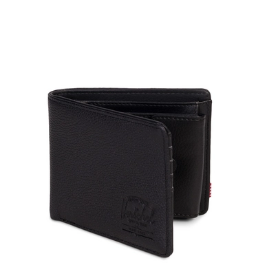 Portemonnee Herschel Supply Co. Roy Coin XL Leather Black Pebbled