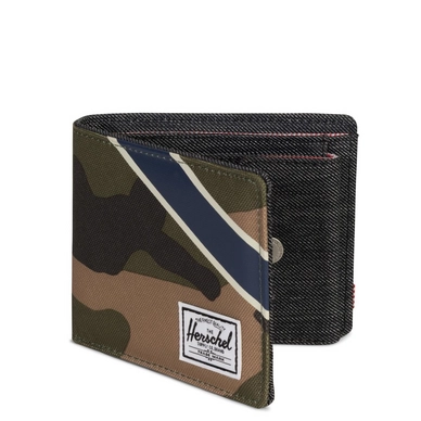 Portemonnee Herschel Supply Co. Offset Roy Coin XL Woodland Camo Silver Green