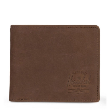 Portemonnee Herschel Supply Co. Roy Coin XL Leather Nubuck Brown