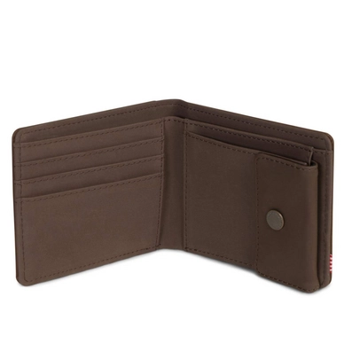 Portemonnee Herschel Supply Co. Hank Coin Leather Brown