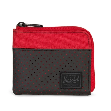 Portemonnee Herschel Supply Co. Aspect Johnny Barbados Cherry Black White