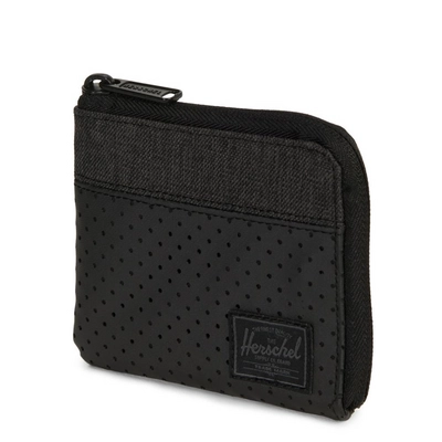 Portemonnee Herschel Supply Co. Aspect Johnny Black Black White