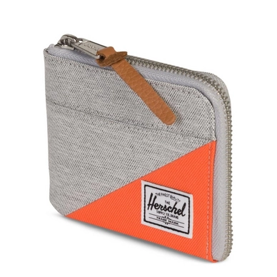 Portemonnee Herschel Supply Co. Johnny Light Grey Vermillion Orange