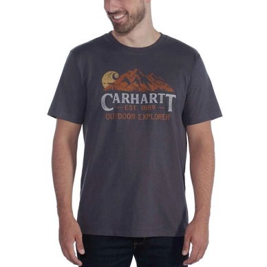 T-Shirt Carhartt Men Explorer Graphic S/S Bluestone