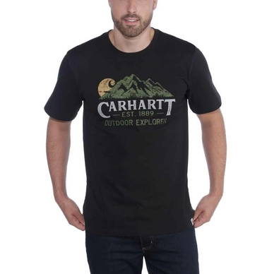 T-Shirt Carhartt Men Explorer Graphic S/S Black