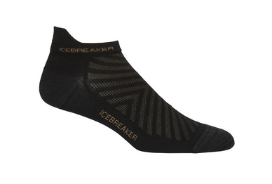 Hardloopsokken Icebreaker Men Run+ Ultralight Micro Black