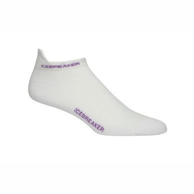 Chaussettes de Course Icebreaker Women Run+ Ultralight Micro White