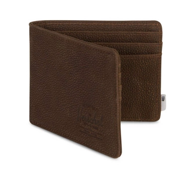 Portemonnee Herschel Supply Co. Tile Roy Leather Brown Pebbled