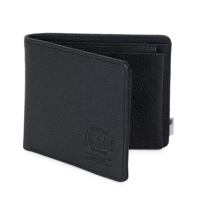 Portemonnee Herschel Supply Co. Tile Roy Coin XL Leather Black Pebbled