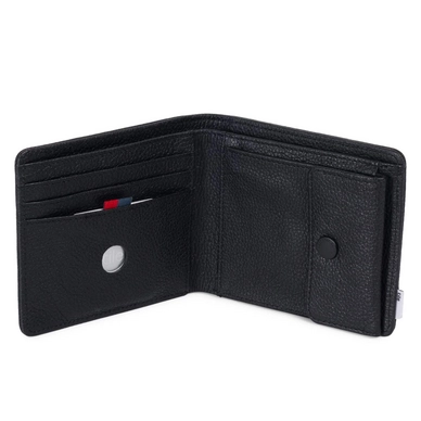 Portemonnee Herschel Supply Co. Tile Roy Coin XL Leather Black Pebbled