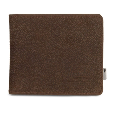 Portemonnee Herschel Supply Co. Tile Roy Coin XL Leather Brown Pebbled
