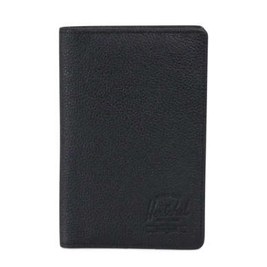 Portemonnee Herschel Supply Co. Tile Search Leather Black Pebbled