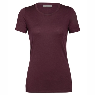T-Shirt Icebreaker Women Tech Lite SS Low Crewe Redwood
