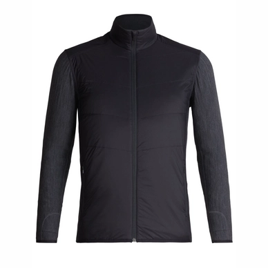 Gilet Icebreaker Men Descender Hybrid Black Jet Heather