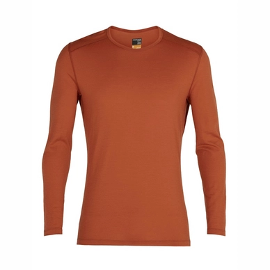 Langarmshirt Icebreaker 200 Oasis LS Crewe Rot Herren