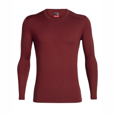 Langarmshirt Icebreaker 260 Tech LS Crewe Cabernet Herren