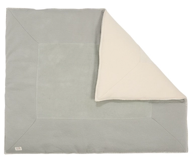 Boxkleed Koeka Runa Leaf Warm White (95 x 75 cm)