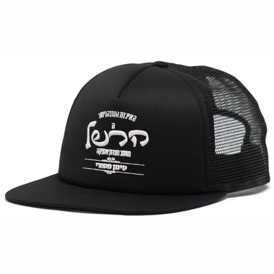 Pet Herschel Supply Co. Whaler Mesh  Language Hebrew Classic Logo Black