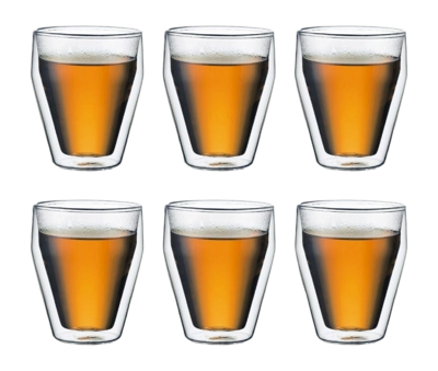 Ensemble de Verres Bodum Titlis Transparent 250 ml (Lot de 6)