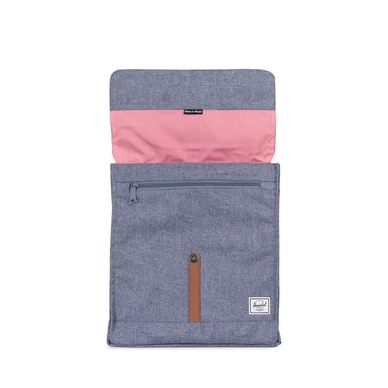 Rugzak Herschel Supply Co. City Mid-Volume Dark Chambray Tan