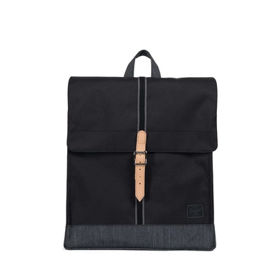 Rugzak Herschel Supply Co. Offset City Mid-Volume Black Black Denim