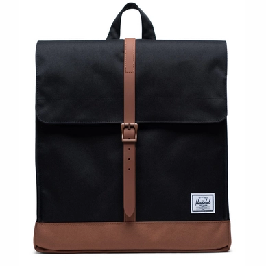 Rucksack Herschel Supply Co. City Mid-Volume Black Saddle Brown