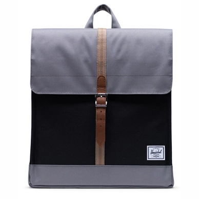 Rugzak Herschel Supply Co. City Mid-Volume Black Grey Pine Bark Tan