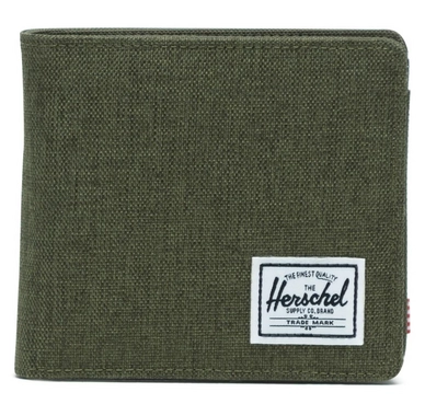 Portemonnee Herschel Supply Co. Hans Coin XL Olive Night Crosshatch/Olive Night