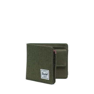 Portemonnee Herschel Supply Co. Hans Coin XL Olive Night Crosshatch/Olive Night