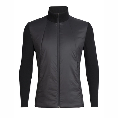 Jas Icebreaker Men Lumista Hybrid Sweater Black