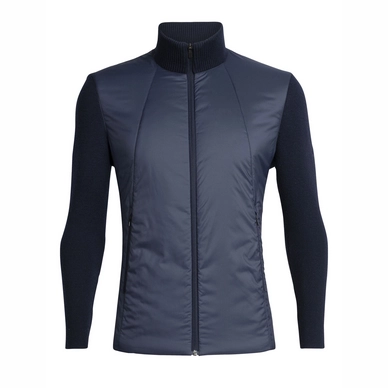 Jas Icebreaker Men Lumista Hybrid Sweater Midnight Navy